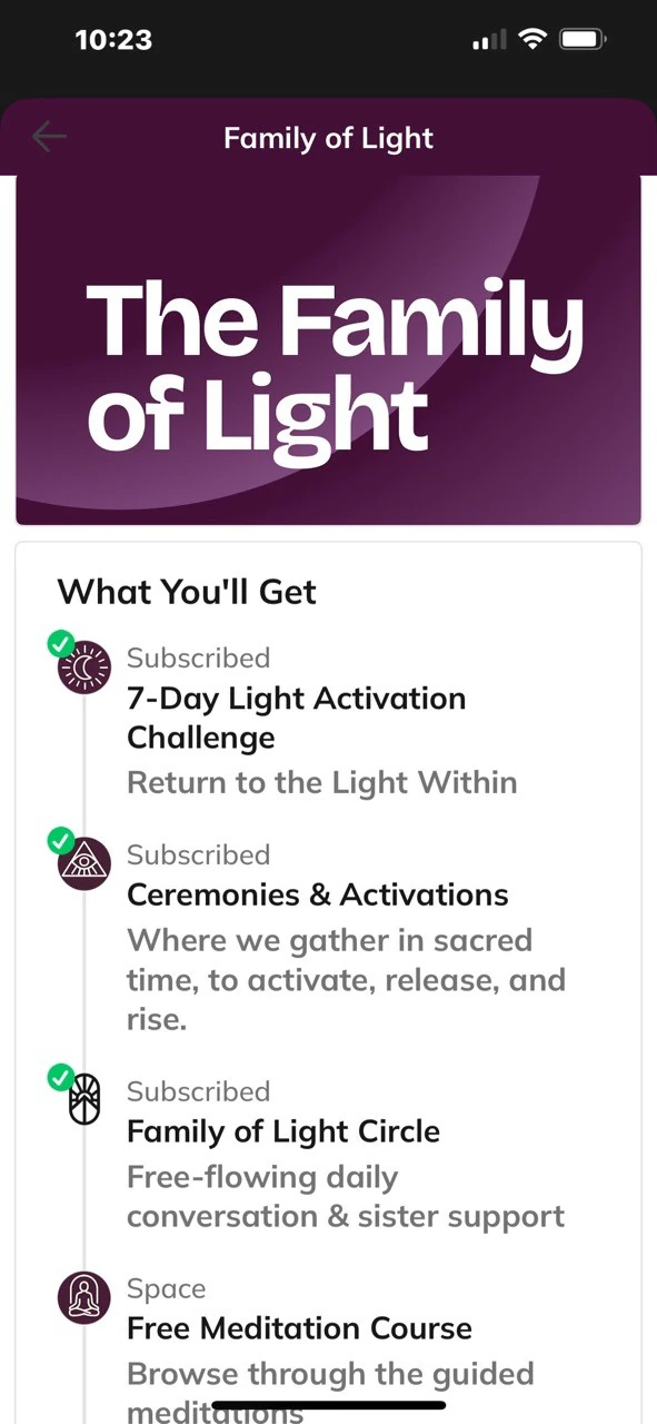 Meditation app image