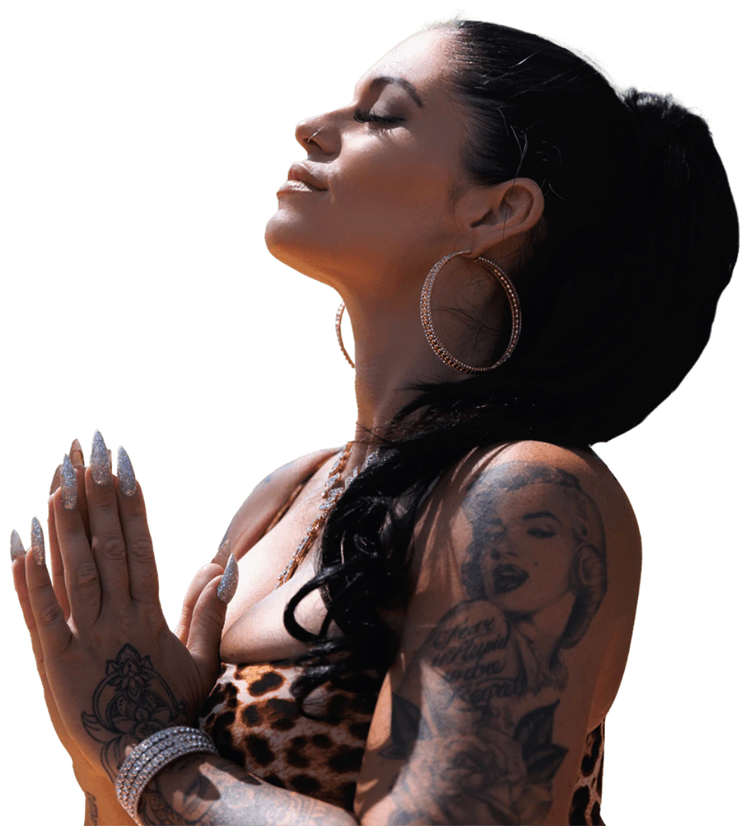Gayle Fuller prayer pose